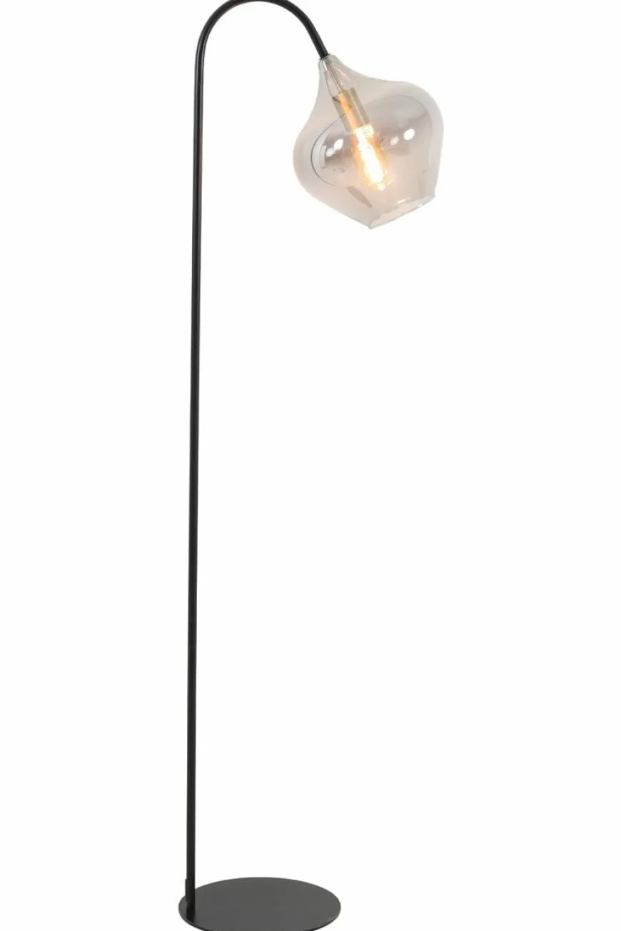 Light en Living Vloerlamp 28x45x160 cm RAKEL mat zwart