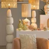 Light en Living Vloerlamp Ø30x135 cm MARREE crème