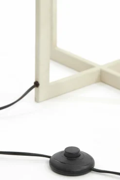 Light en Living Vloerlamp 30x30x140 cm MACE crème