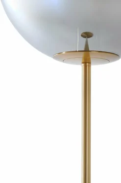 Light en Living Vloerlamp Ø30x160 cm MEDINA glas smoke+goud