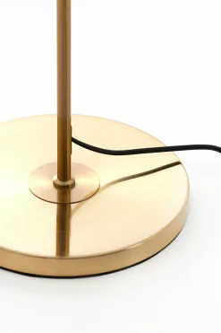 Light en Living Vloerlamp Ø30x160 cm MEDINA glas smoke+goud