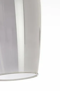 Light en Living Vloerlamp 67x30,5x160 cm LUKARO glas smoke+mat zwart