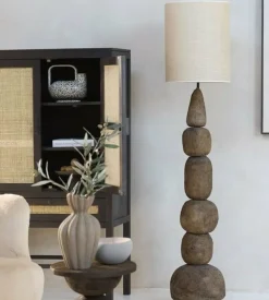 Light en Living Vloerlamp Ø30x135 cm MARREE donker bruin