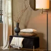 Light en Living Vloerlamp Ø25x140 cm MONTANA mat zwart met LED