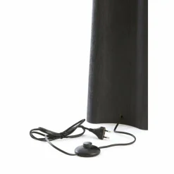 Light en Living Vloerlamp 23x23x125 cm NAVELLI hout mat grijs/bruin