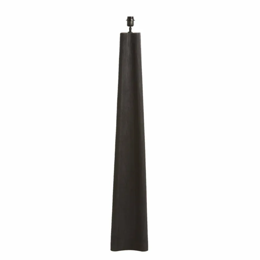 Light en Living Vloerlamp 23x23x125 cm NAVELLI hout mat grijs/bruin