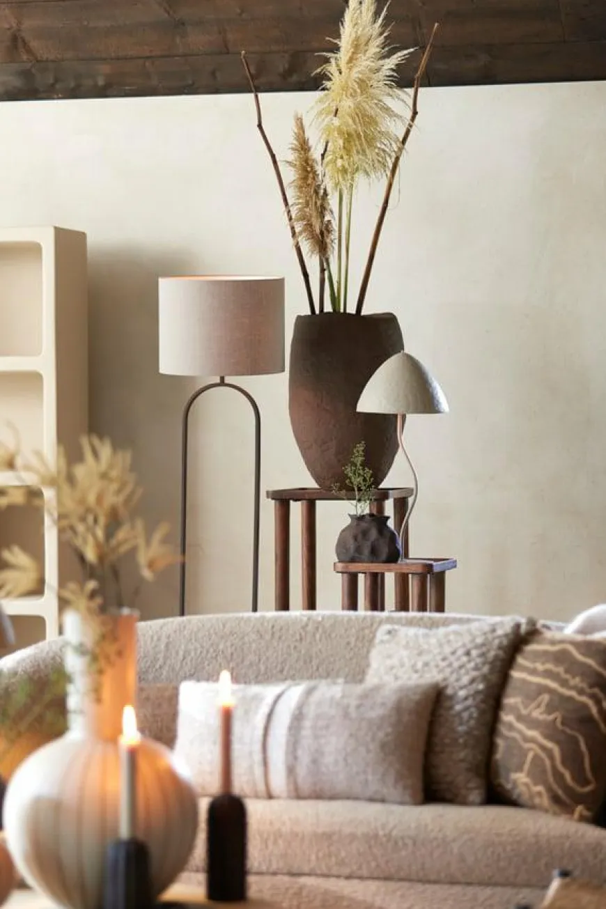 Light en Living Vloerlamp 30x15x142 cm JAMIRI bruin