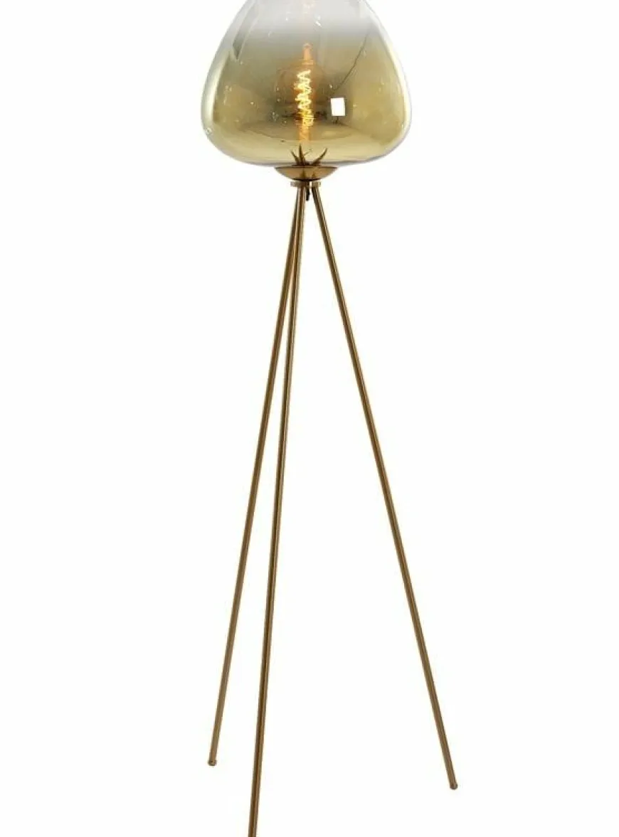 Light en Living Vloerlamp Ø42x146 cm MAYSON glas goud-helder+goud