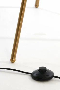 Light en Living Vloerlamp Ø42x146 cm MAYSON glas goud-helder+goud