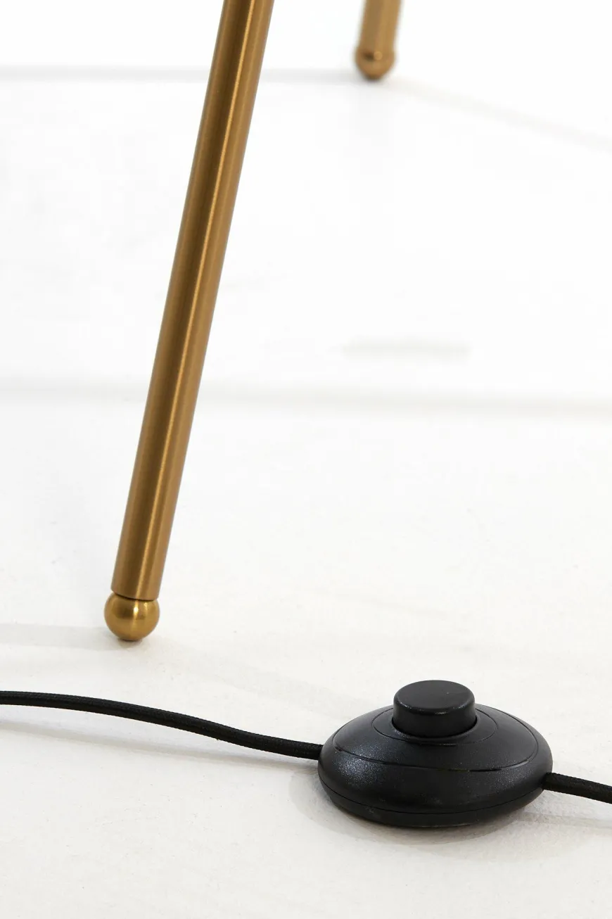 Light en Living Vloerlamp Ø42x146 cm MAYSON glas goud-helder+goud