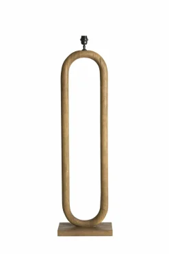 Light en Living Vloerlamp 35x20x119 cm PACECO hout grijs-donker bruin