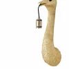 Light en Living Wandlamp Struisvogel goud of zwart - 2 maten