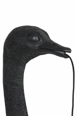 Light en Living Wandlamp Struisvogel goud of zwart - 2 maten