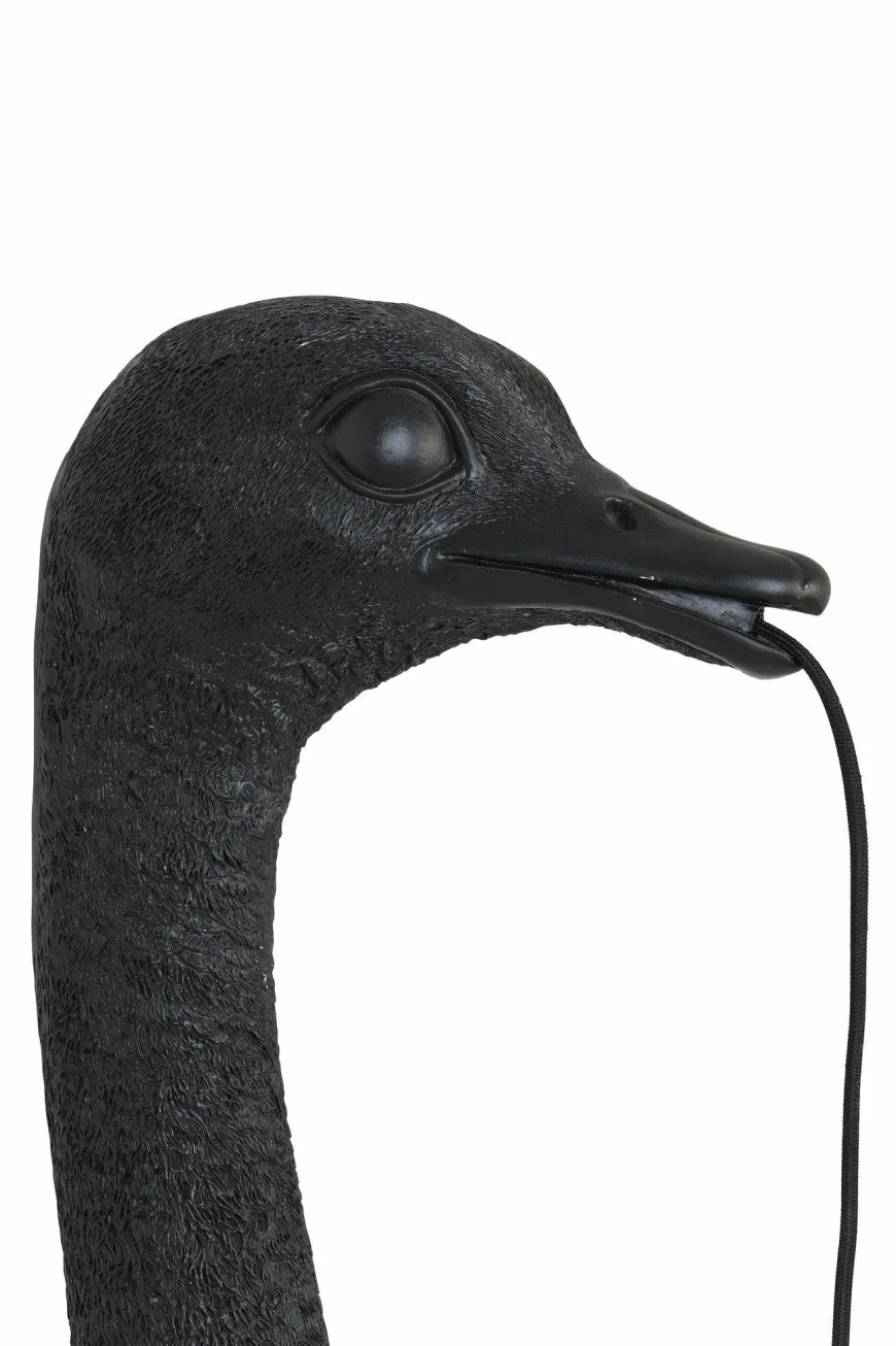 Light en Living Wandlamp Struisvogel goud of zwart - 2 maten