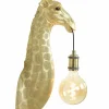 Light en Living Wandlamp Giraffe goud of zwart