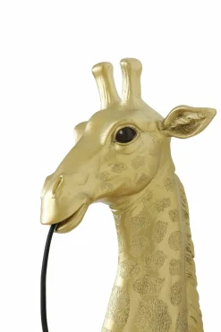 Light en Living Wandlamp Giraffe goud of zwart