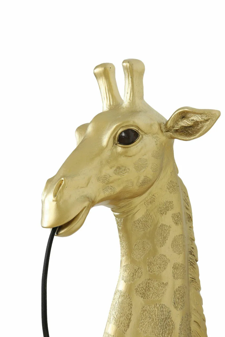 Light en Living Wandlamp Giraffe goud of zwart