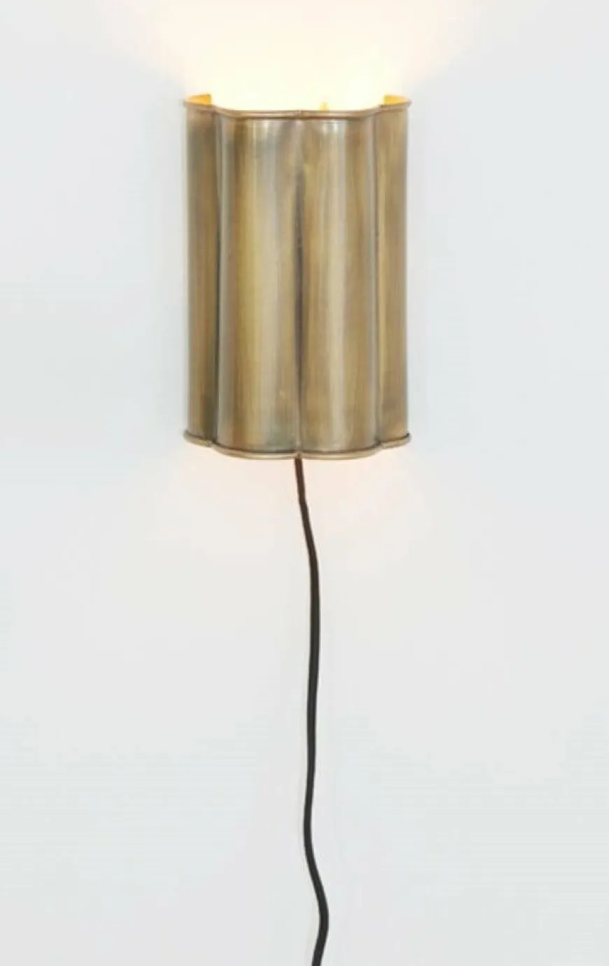 Light en Living Wandlamp 13,5x9,5x20,5 cm FRINGE antiek brons