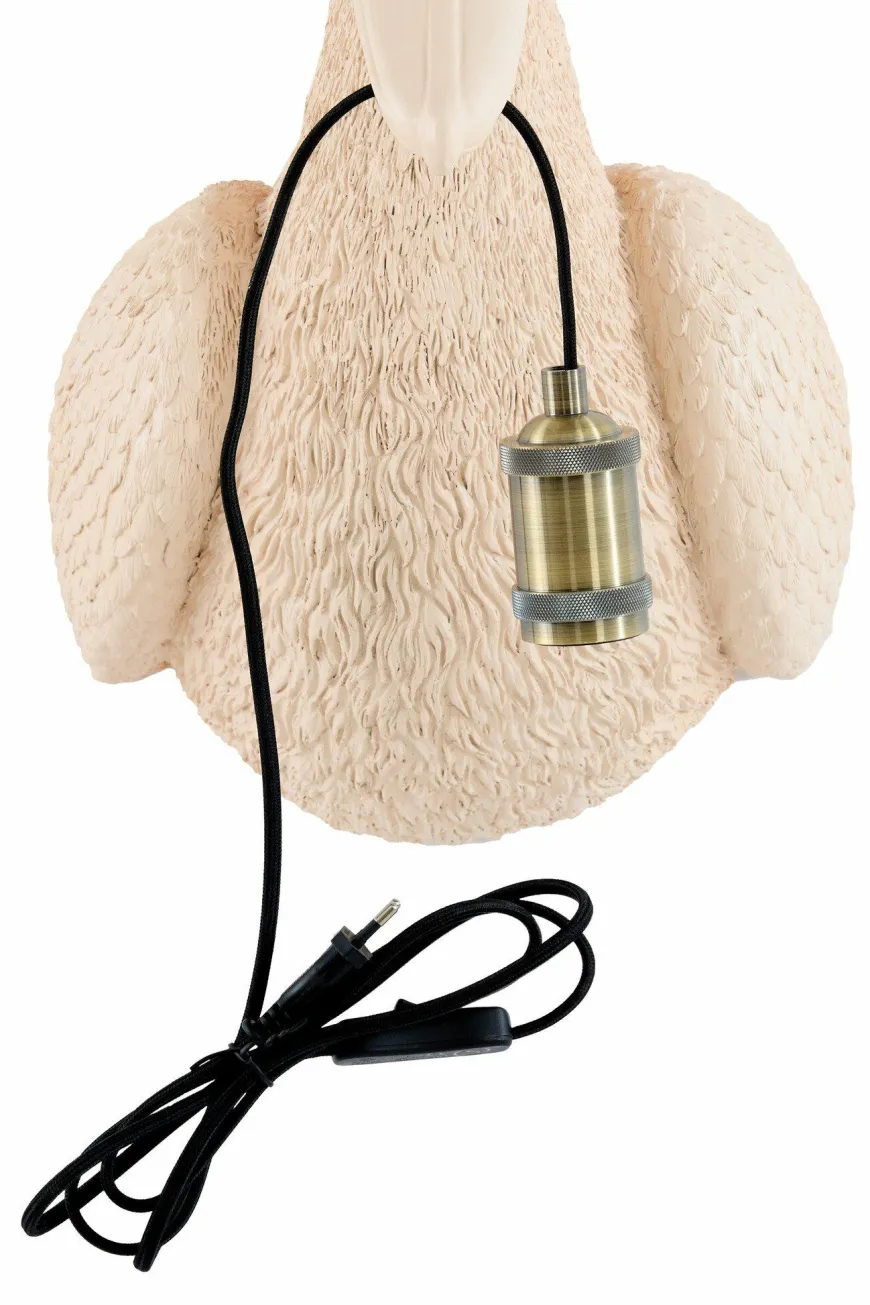 Light en Living Wandlamp 33x28x63 cm PELICAN lichtroze
