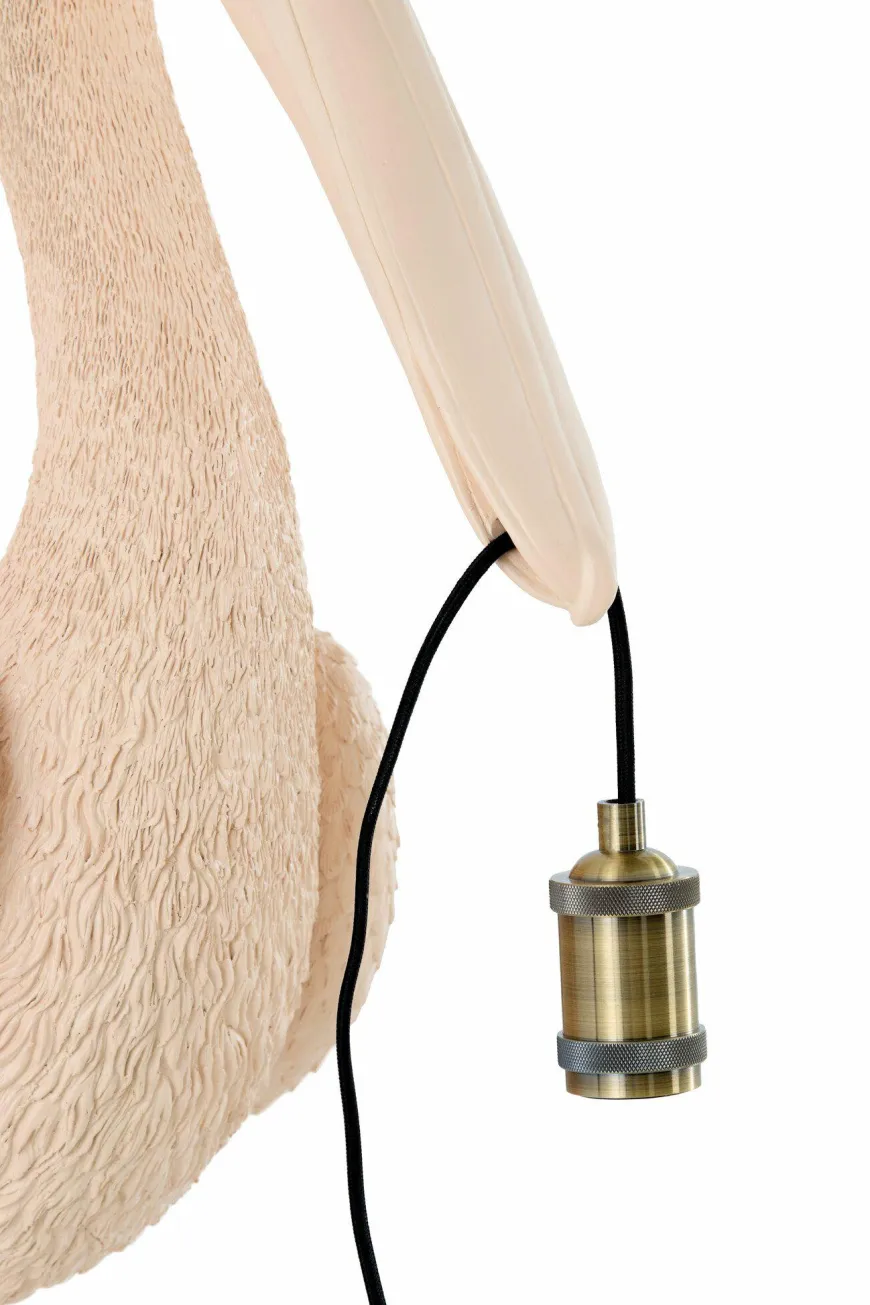 Light en Living Wandlamp 33x28x63 cm PELICAN lichtroze