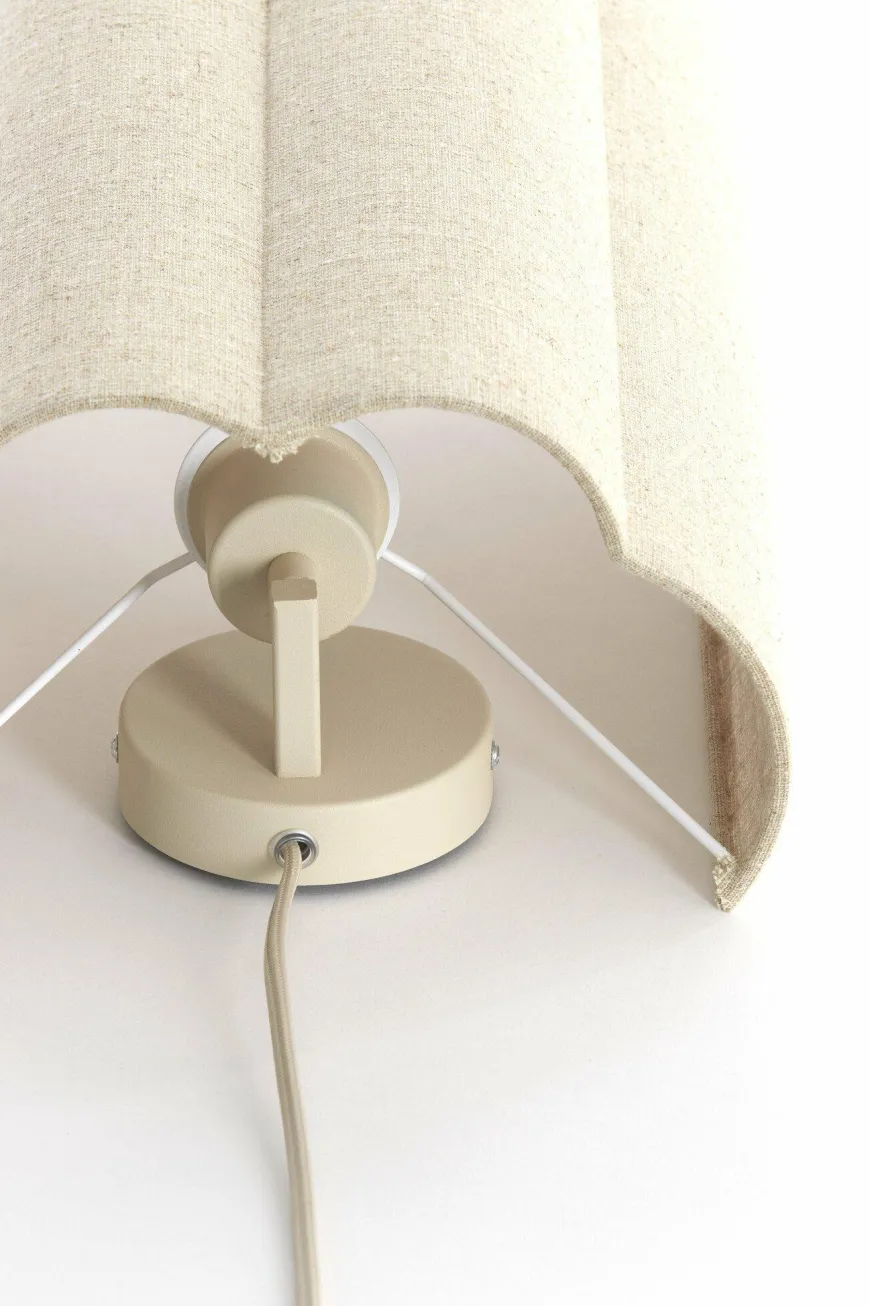 Light en Living Wandlamp 26x15x40 cm FRINGE naturel