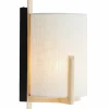 Light en Living Wandlamp 22X18X36 cm Litto naturel+Linnen wit