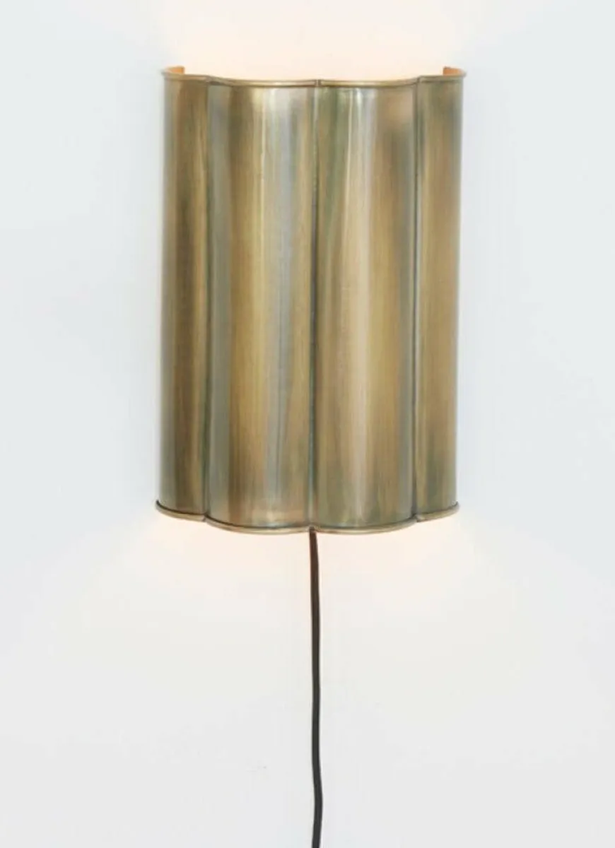 Light en Living Wandlamp 21x11,5x30,5 cm FRINGE antiek brons