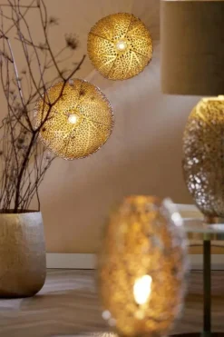 Light en Living Wandlamp Ø39x20 cm SINULA goud