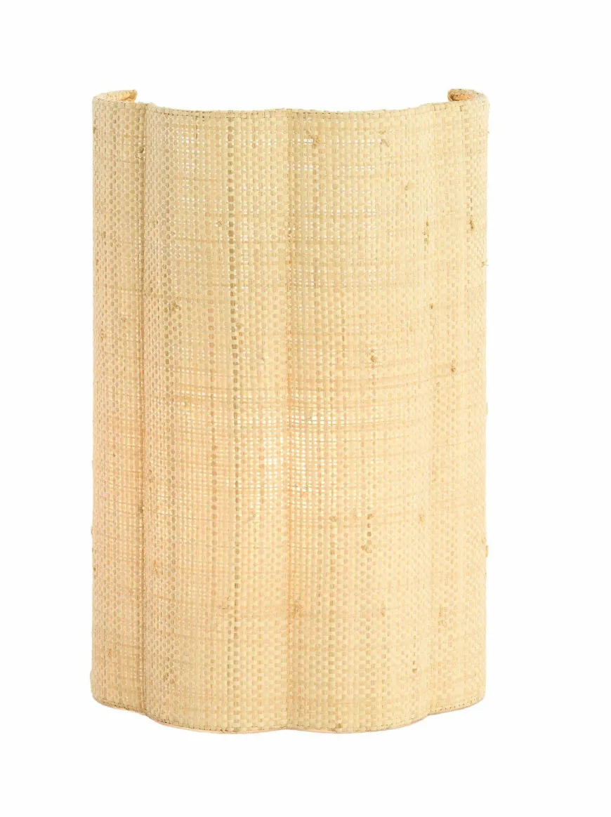 Light en Living Wandlamp 26x15,5x40 cm VERDANTIA raffia naturel