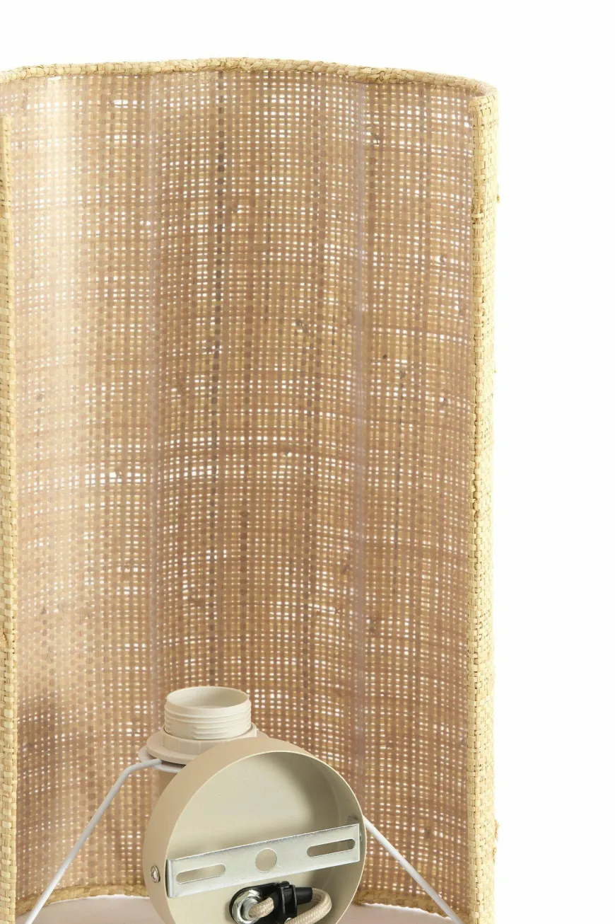Light en Living Wandlamp 26x15,5x40 cm VERDANTIA raffia naturel