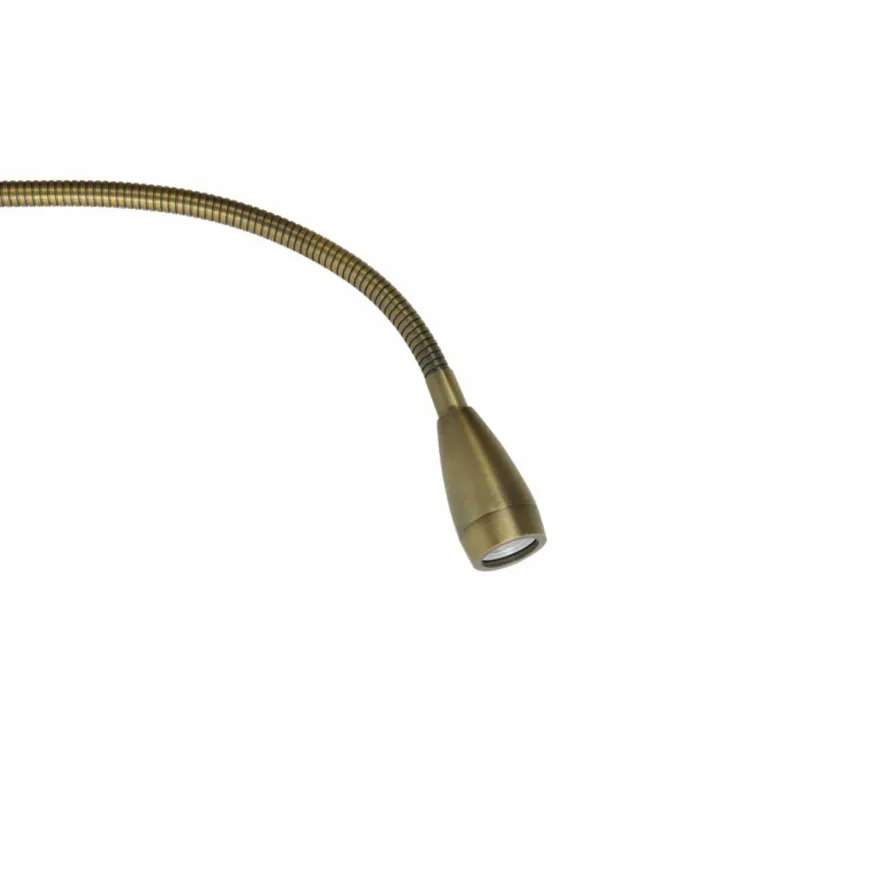 Light en Living Wandlamp+ledflex 20x11x35 cm REGINA antiek brons