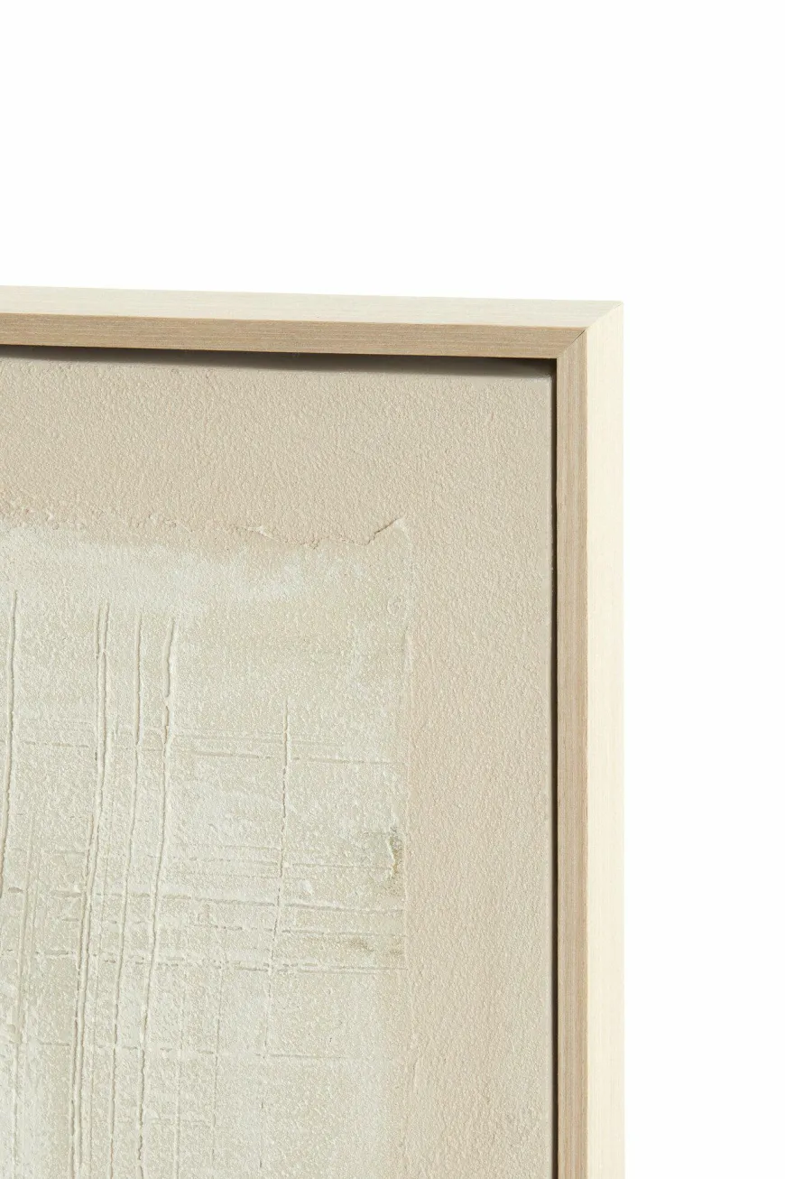 Light en Living Wandornament 60x3,5x80 cm MAREYA olijfgroen+crème