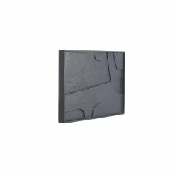 Light en Living Wandornament 80x8x60 cm COLINO hout mat zwart