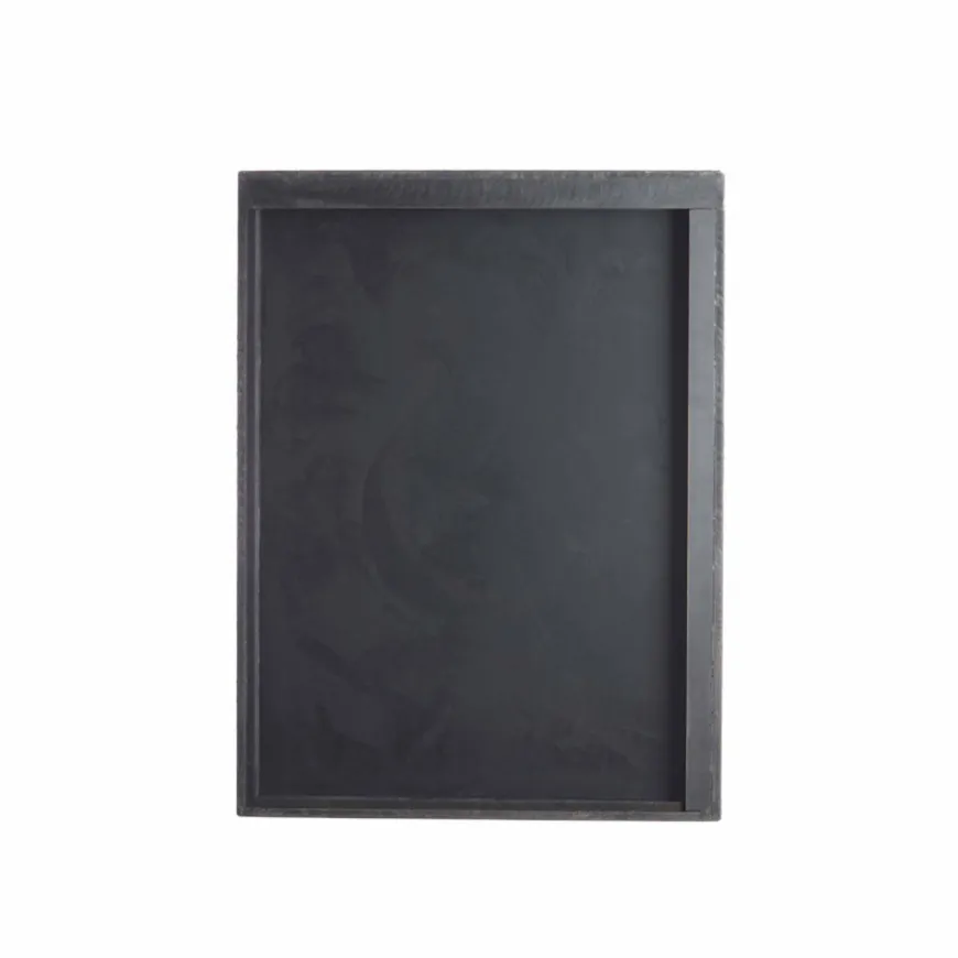 Light en Living Wandornament 80x8x60 cm COLINO hout mat zwart