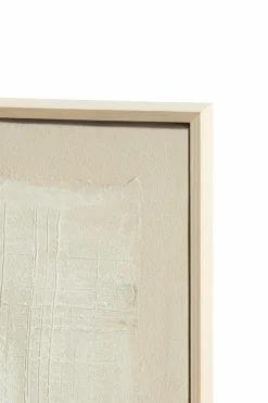 Light en Living Wandornament 90x3,5x120 cm MAREYA olijfgroen+crème