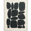 Light en Living Wandornament 60X3,5X80 cm CALDERA creme+zwart