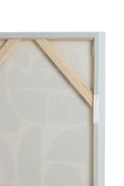 Light en Living Wandornament 60X3,5X80 cm CALDERA creme+zwart