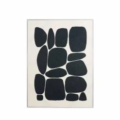 Light en Living Wandornament 90x3,5x120 cm CALDERA crème+zwart