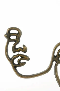 Light en Living Wandornament FACE mat zwart - 2 maten