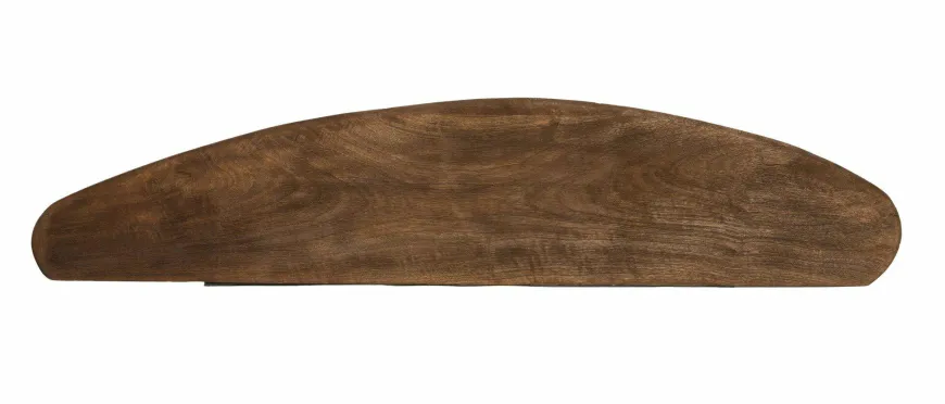 Light en Living Wandplank 80x20x3 cm GINOSU mat donker bruin