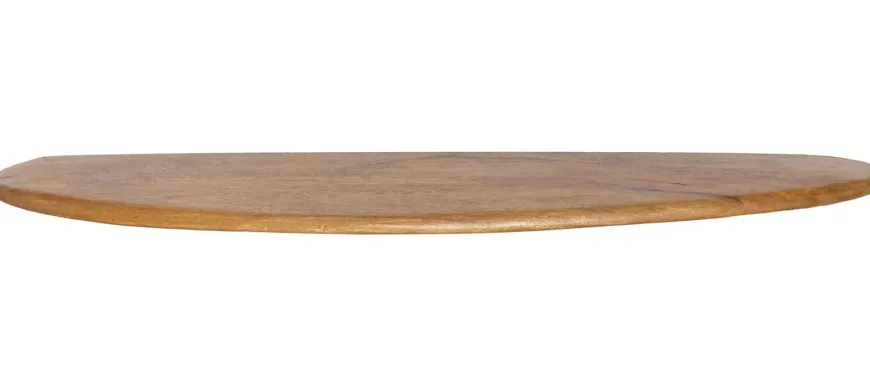 Light en Living Wandplank 70x17x3 cm GINOSU olie bruin