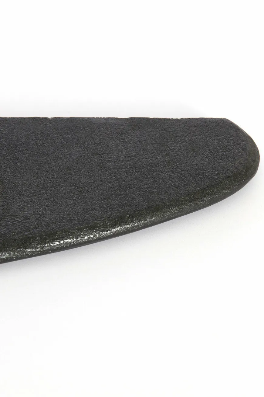Light en Living Wandplank 110x25x3 cm GINOSA hout mat zwart