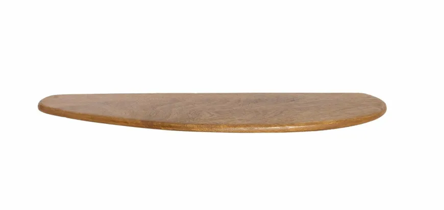 Light en Living Wandplank 49x15x3 cm GINOSU olie bruin