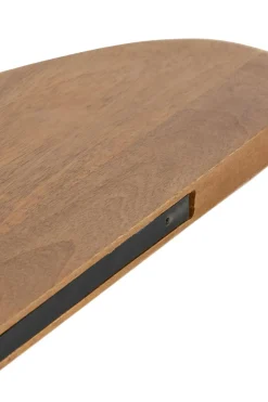 Light en Living Wandplank 49x15x3 cm GINOSU olie bruin