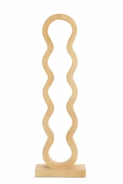 Light en Living Wijnrek 5 flessen 18x13x58 cm EDOLO hout mat naturel