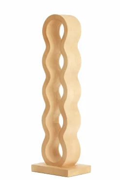 Light en Living Wijnrek 5 flessen 18x13x58 cm EDOLO hout mat naturel