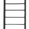 Light en Living Wijnrek 8 flessen 40x6x120 cm SORRENTO hout zwart+zwart