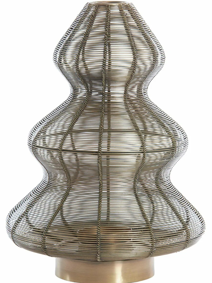Light en Living Windlicht Ø25x35 cm CHRISTMAS TREE antiek brons