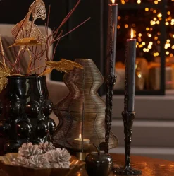 Light en Living Windlicht Ø25x35 cm CHRISTMAS TREE antiek brons