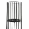 Light en Living Windlicht BRISLA mat zwart - 2 maten